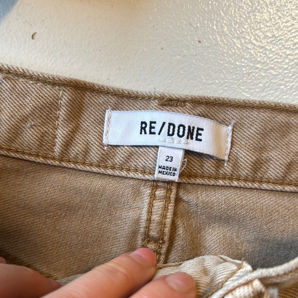 Re/Done Women’s Tan Jeans